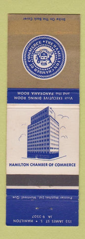 Matchbook Cover - Hamilton ON Chamber of Commerce