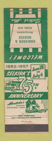 Matchbook Cover - Robinson and Neaves Photographers Selkirk MB 1957