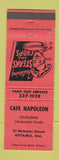 Matchbook Cover - Cape Napoleon Ottawa ON