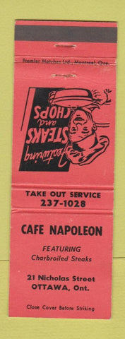 Matchbook Cover - Cape Napoleon Ottawa ON