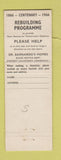 Matchbook Cover - Dr Barnardo's Homes 1966 London UK orphanage?