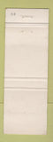 Matchbook Cover - Steak Center Restaurant Halifax NS