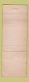 Matchbook Cover - Garden View Restaurant Halifax NS