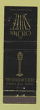 Matchbook Cover - Crown Suite Seagram Tower Niagara Falls ON WEAR