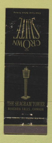 Matchbook Cover - Crown Suite Seagram Tower Niagara Falls ON WEAR