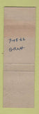 Matchbook Cover - Canada Catering Toronto Montreal Edmonton Vending