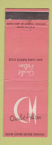 Matchbook Cover - Caribe Hilton San Juan Puerto Rico