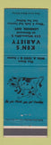 Matchbook Cover - Ken's Variety Store London ON