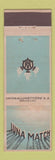 Matchbook Cover - Luna Match Brussels Bruxelles Union