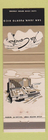 Matchbook Cover - La Concha San Juan Puerto Rico