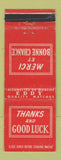 Matchbook Cover - Eddy Matches Thanks and Good Luck Canada