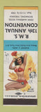 Matchbook Cover - RMS Convention 1953 Richmond VA pinup