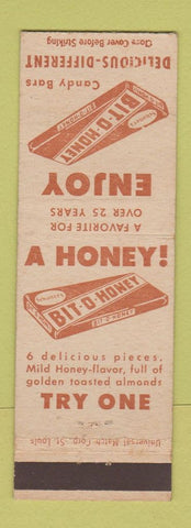 Matchbook Cover - Bit O Honey Candy Bar