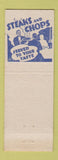 Matchbook Cover - Wayne's Grill New Castle IN hillbilly
