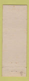 Matchbook Cover - Ben Saathoff's Castle Cigar Store New Castle IN pinup