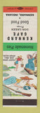 Matchbook Cover - Kennard Cafe IN hillbilly