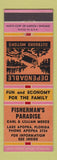 Matchbook Cover - Fisherman's Paradise Lake Apopka FL
