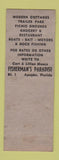 Matchbook Cover - Fisherman's Paradise Lake Apopka FL