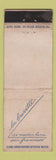 Matchbook Cover - La Buvette San Francisco CA WORN