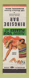 Matchbook Cover - Ringside Bar Muskegon MI pinup
