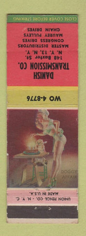 Matchbook Cover - Danish Transmission New York City pinup