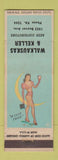 Matchbook Cover - Walkauskas & Keller Beer Distributors Pittsburgh PA pinup