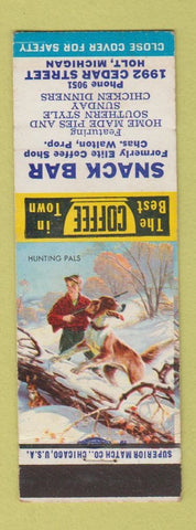 Matchbook Cover - Snack Bar Holt MI