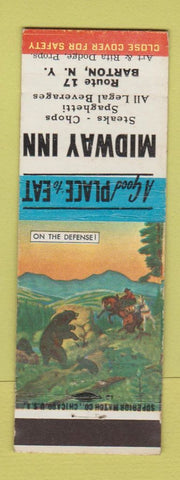 Matchbook Cover - Midway Inn Barton NY