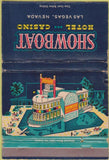 Matchbook Cover - Showboat Hotel Casino Las Vegas NV 40 Strike