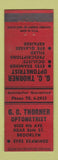 Matchbook Cover - CC Thorner Optometrist Brooklyn NY