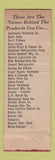 Matchbook Cover - Authorized Refrigeration Parts ST Louis MO