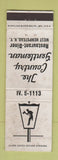 Matchbook Cover - The Country Gentleman Restaurant Diner West Hempstead NY WORN