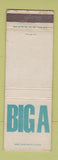 Matchbook Cover - Harry Stevens Catering New York City the Big A WEAR