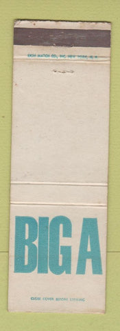 Matchbook Cover - Harry Stevens Catering New York City the Big A WEAR