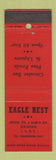 Matchbook Cover - Eagle Restaurant Centereach LI NY