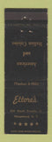 Matchbook Cover - Ettore's Restaurant Italian Hempstead NY WEAR