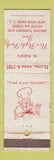 Matchbook Cover - New Hyde Park Inn LI NY WEAR