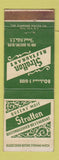 Matchbook Cover - Stratton Restaurant Forest Hills LI NY WEAR