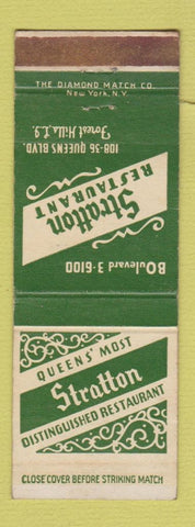 Matchbook Cover - Stratton Restaurant Forest Hills LI NY WEAR