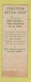 Matchbook Cover - Stratton Restaurant Forest Hills LI NY WEAR