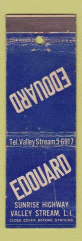 Matchbook Cover - Edouard Valley Stream LI NY WEAR