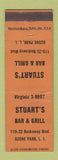 Matchbook Cover - Stuart's Bar and Grill Ozone Park LI NY