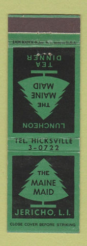 Matchbook Cover - Maine Maid Lunch Jericho LI NY