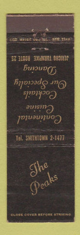 Matchbook Cover - The Peaks Jericho Turnpike NY