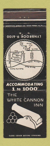 Matchbook Cover - The White Cannon Inn Long Island NY