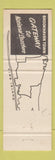 Matchbook Cover - Brookhaven NY Tourism Commerce