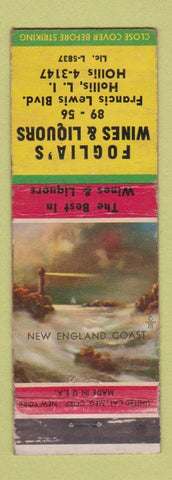 Matchbook Cover - Foglia's Wines Liquors Hollis LI NY WEAR