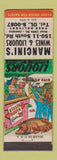 Matchbook Cover - Mancini's Wines Liquors Jamaica NY hillbilly