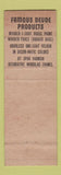Matchbook Cover - Devoe Paint Maran Lumber Patchogue NY