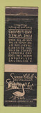 Matchbook Cover - Swan Club Restaurant Glenwood Landing LI NY WORN